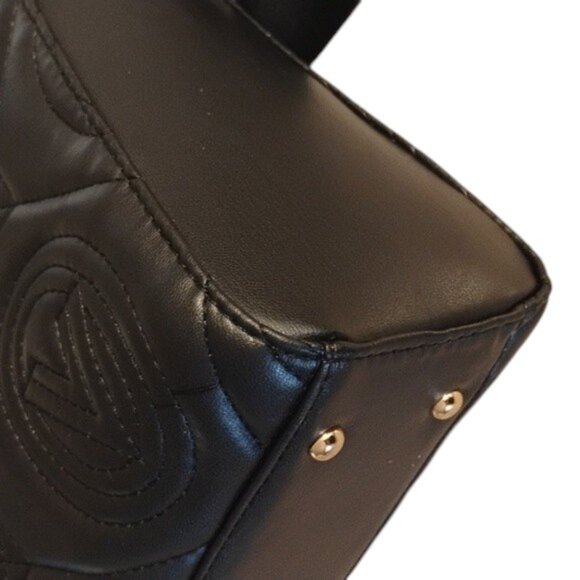 Valentino Orlandi Black Vegan Leather Crossbody Handbag $299 - Picture 5 of 10